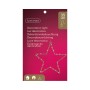 Christmas star Lumineo Golden 38 x 38 cm