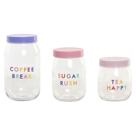 3 Tubs Home ESPRIT Pink Lilac Modern 1 L 1,5 L 3 Pieces