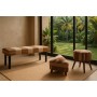 Footrest Home ESPRIT 40 x 40 x 45 cm