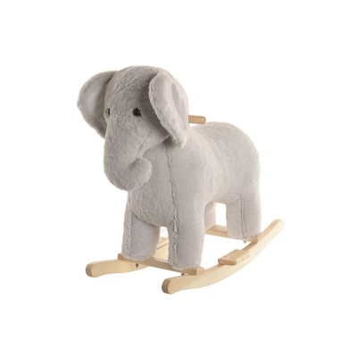 Rocking Chair Home ESPRIT Grey Natural Elephant