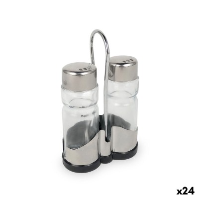 Salière avec couvercle My Bar Métal 47 ml 2 Pièces (24 Unités)