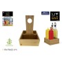 Bamboo Spice Rack My Bar Bamboo 15 x 15 x 22 cm (12 Units)