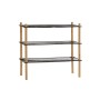 Shelves MobleKit Metal Bamboo 63 x 26 x 57 cm (4 Units)
