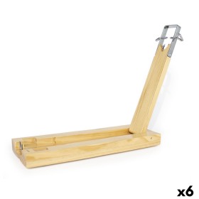 Support à jambon cru Quttin Marron Bois 48 x 17 x 4 cm (6 Unités)