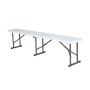 Bench Lifetime 80305 White Steel Plastic Foldable (Refurbished B)