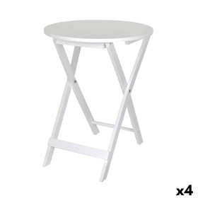 Side table MobleKit White 40 x 40 x 49,5 cm (4 Units)