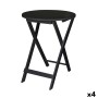 Side table MobleKit Black 40 x 40 x 49,5 cm (4 Units)