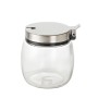 Sugar Bowl La Mediterránea Transparent Silver Glass Steel 0,25 L 7 x 8,7 cm (24 Units)