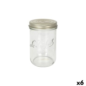 Jar Le Parfait Wiss Transparent Golden 1,5 L Hermetic (6 Units)