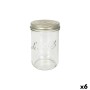 Bocal Le Parfait Wiss Transparent Doré 1,5 L Hermétique (6 Unités)