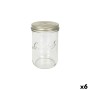 Jar Le Parfait Wiss Transparent Golden 750 ml Hermetic (6 Units)
