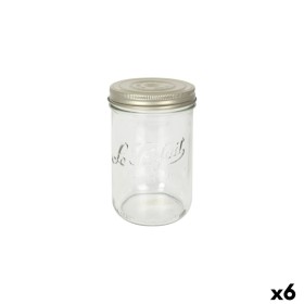 Jar Le Parfait Wiss Transparent Golden 500 ml Hermetic (6 Units)