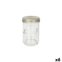 Jar Le Parfait Wiss Transparent Golden 500 ml Hermetic (6 Units)