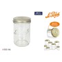 Bocal Le Parfait Wiss Transparent Doré 500 ml Hermétique (6 Unités)