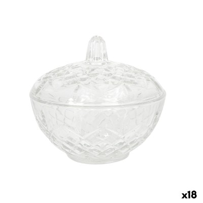 Glass Jar Inde Sisi Transparent (18 Units)