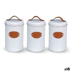 Boîte Quttin Blanc Marron Métal (18 Unités)