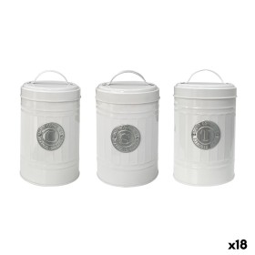 Boîte Quttin Blanc Argenté Métal (18 Unités)