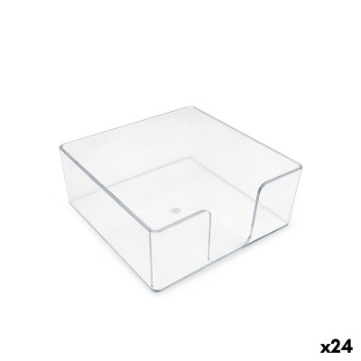 Napkin holder My Bar COCKTAIL Transparent polystyrene 13,5 x 13,5 x 5,5 cm (24 Units)