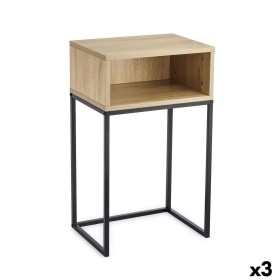 Side table MobleKit Brown Black 40 x 30 x 68 cm (3 Units)