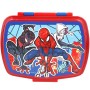 Sac à goûter avec accessoires Spider-Man Plastique 380 ml 17 x 5,5 x 13,5 cm (6 Unités)