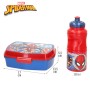 Lunchbox with Accessories Spider-Man Plastic 380 ml 17 x 5,5 x 13,5 cm (6 Units)