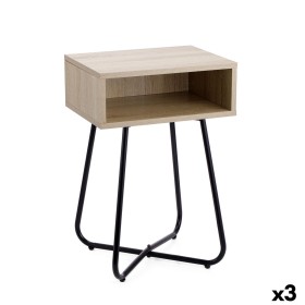 Side table MobleKit Brown Black 40 x 34 x 60 cm (3 Units)
