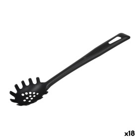 Pasta Spoon Quttin PRO Black Nylon 33 x 6,5 x 4,5 cm (18 Units)