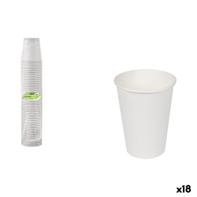 Set de Verres Algon Blanc Carton 330 ml 50 Pièces (18 Unités)