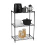 Shelves MobleKit Black Metal 56 x 35 x 82 cm (2 Units)