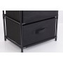 Chest of drawers Confortime Brown Black 40 x 30 x 90 cm (4 Units)