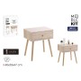 Table de Nuit MobleKit Marron 40 x 30 x 47 cm Bois MDF (4 Unités)