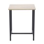 Table d'appoint MobleKit Marron Noir 40 x 30 x 50 cm Métal Bois MDF (4 Unités)