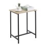 Table d'appoint MobleKit Marron Noir 40 x 30 x 50 cm Métal Bois MDF (4 Unités)