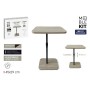 Side table MobleKit Brown Black 45 x 29 x 70 cm polypropylene MDF Wood (4 Units)
