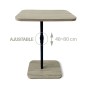 Table d'appoint MobleKit Marron Noir 45 x 29 x 70 cm polypropylène Bois MDF (4 Unités)