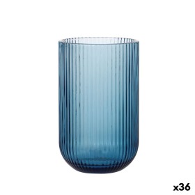 Verre La Mediterránea Sonella Bleu verre 430 ml (36 Unités)