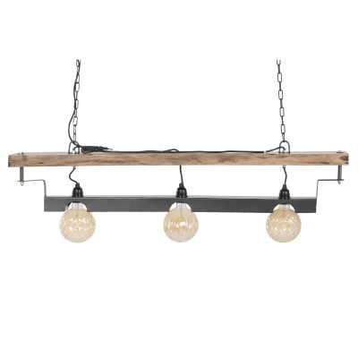 Suspension Home ESPRIT Marron Noir Fer Acacia 116 X 16 X 26 CM