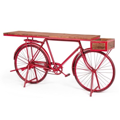 Console Home ESPRIT Brown Black 195 x 40 x 91 cm