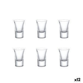 Ensemble de Verres à Liqueur La Mediterránea Diva Transparent verre 30 ml 6 Pièces (12 Unités)