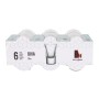 Set of Shot Glasses La Mediterránea Diva Transparent Glass 30 ml 6 Pieces (12 Units)