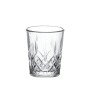 Set of Shot Glasses La Mediterránea Oman Transparent Glass 6 Pieces (18 Units)