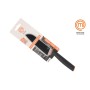 Couteau de cuisine MasterChef SANTOKU Noir Argenté Acier inoxydable 13 cm (12 Unités)