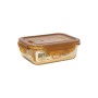 Lunch box Quttin Ambare Rectangular 600 ml (6 Units)