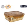 Lunch box Quttin Ambare Rectangular 1L (6 Units)