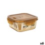Lunch box Quttin Ambare 750 ml (6 Units)