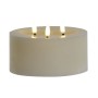 LED Candle Home ESPRIT Beige 15 x 15 x 7 cm (AA)