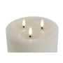 LED Candle Home ESPRIT Beige 15 x 15 x 7 cm (AA)