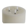 LED Candle Home ESPRIT Beige 15 x 15 x 7 cm (AA)