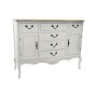 Sideboard DKD Home Decor   White Light brown Fir 118 x 45 x 90 cm