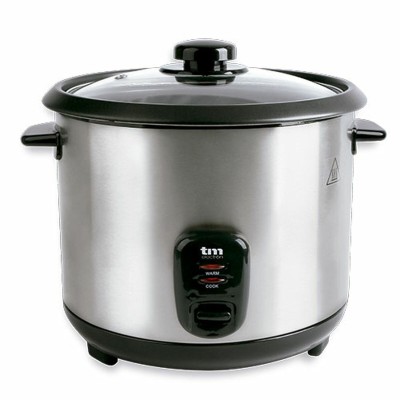 Rice Cooker TM Electron Steel Glass Stainless steel 900 W 2,2 L
